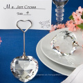 Hermoso titular de la tarjeta mariposa de cristal para la decoración de la boda